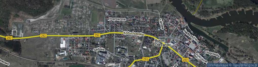 Zdjęcie satelitarne Kożuchowska ul.